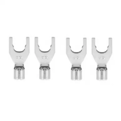Разъем акустический AudioQuest P10M/S Spade Silver (4)